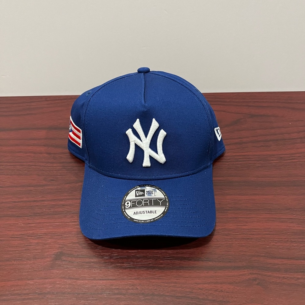 New Era, 9Forty Hat, New York Yankees, Puerto Rico, Blue